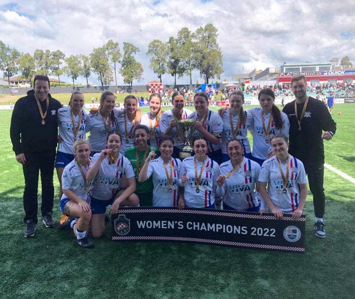 Our women win the 2022 Australian Croatian Soccer Tournament!