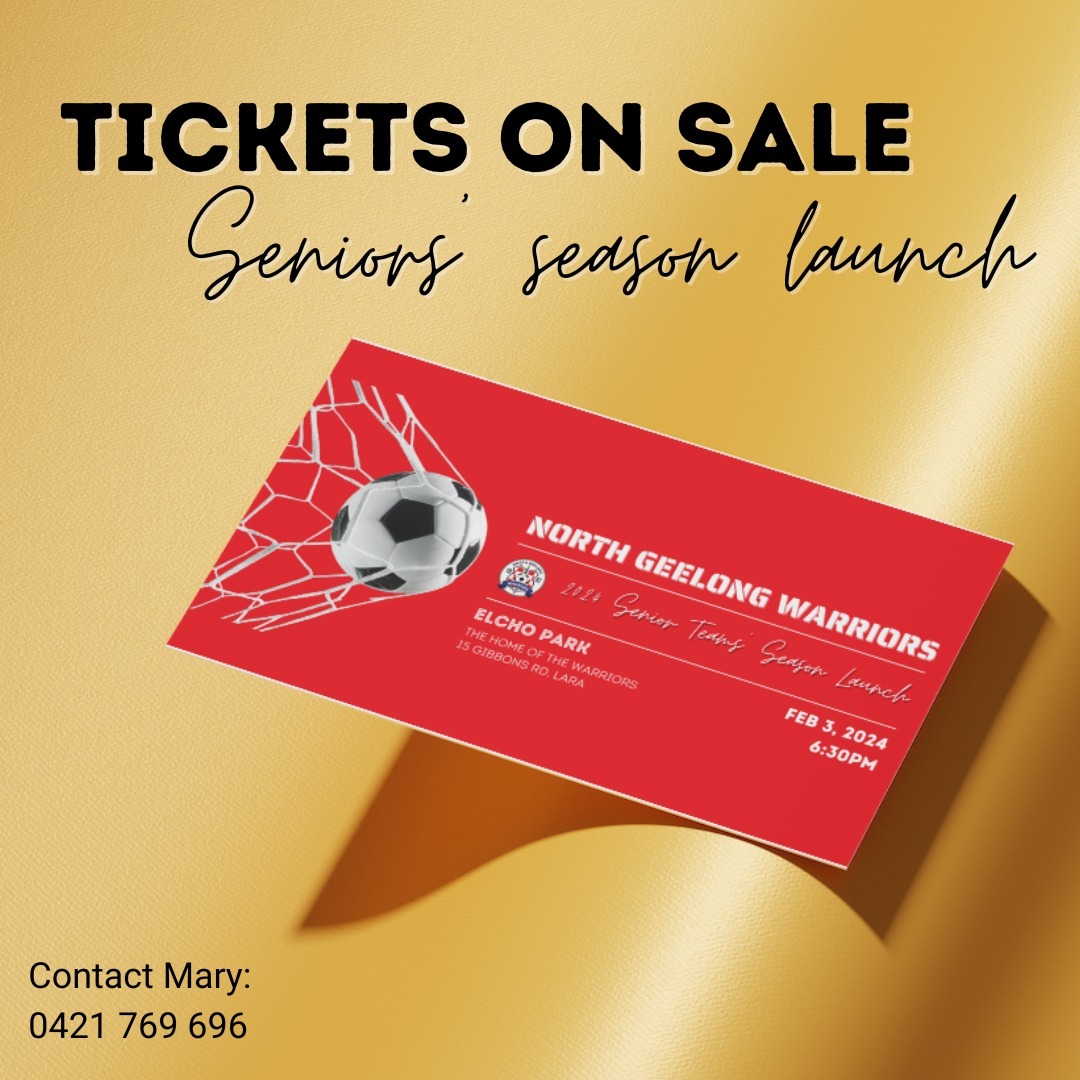 Tickets on sale for our senior teams’ Season Launch!