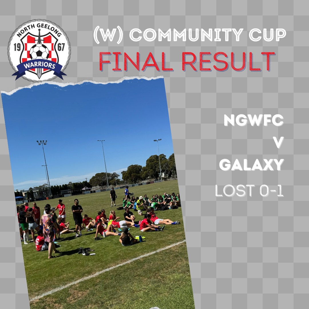 Our women are runners-up in Geelong Community Cup!